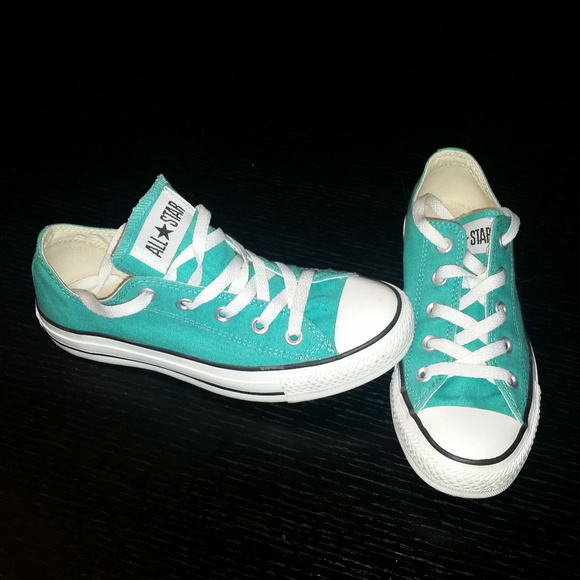 Converse Shoes - Converse All Stars Size 6 Blue Aqua Turquoise Shoe